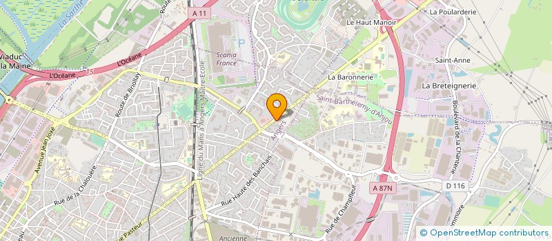 localisation de l'entreprise OUEST GRAVURE à ANGERS