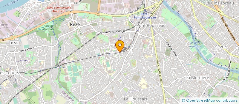 localisation de l'entreprise OUEST HABITAT ENVIRONNEMENT à REZE