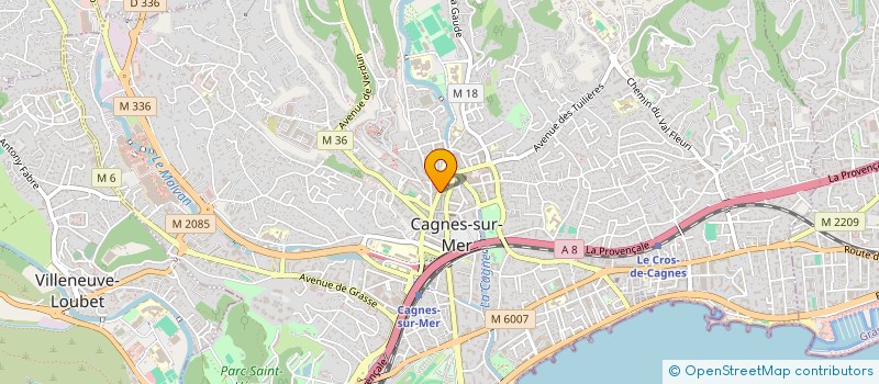 localisation de l'entreprise OUEST HARMONIE à MOUGINS