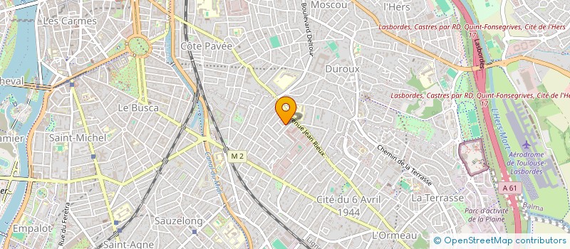 localisation de l'entreprise OUEST HILLS à TOULOUSE