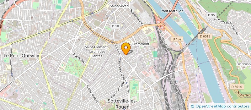 localisation de l'entreprise OUEST IMMO  SOTTEVILLE-LES-ROUEN