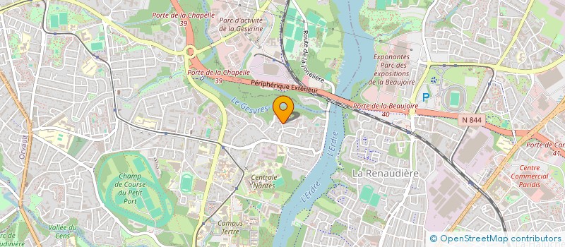 localisation de l'entreprise OUEST INDUSTRIES CONSEIL à NANTES