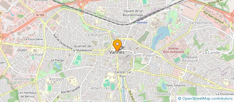 localisation de l'entreprise OUEST INFO  VANNES