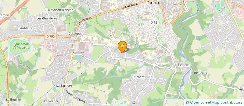 localisation de l'entreprise OUEST INSIDE 22 à DINAN