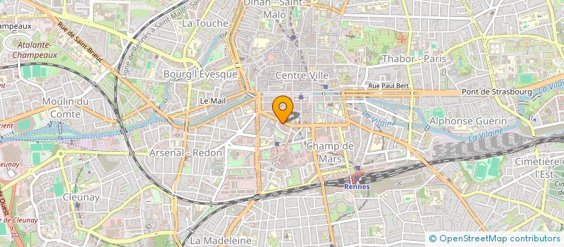 localisation de l'entreprise OUEST INVEST  RENNES