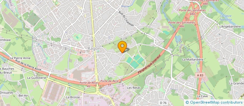 localisation de l'entreprise OUEST INVEST  REZE