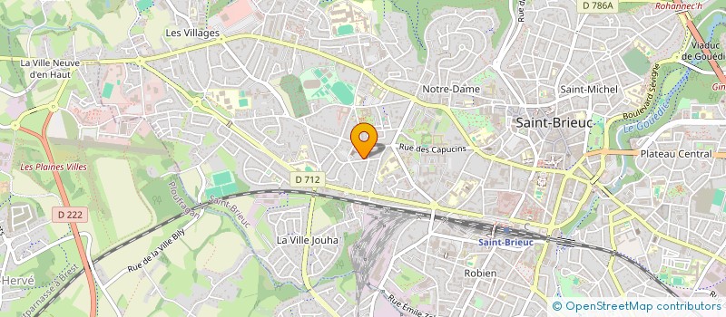 localisation de l'entreprise OUEST INVESTISSEMENT à SAINT-BRIEUC