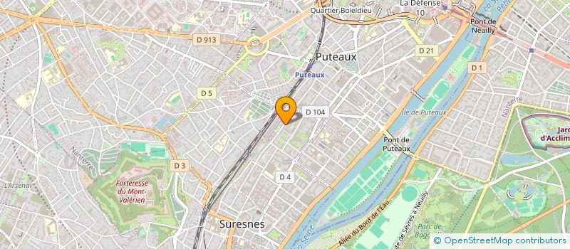 localisation de l'entreprise OUEST IROISE à SURESNES