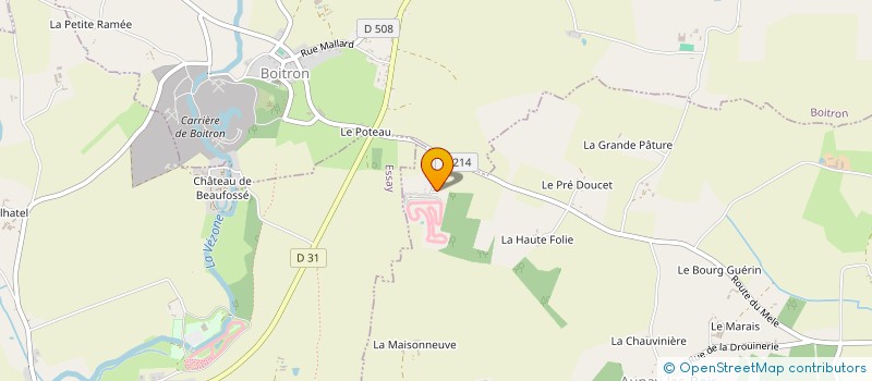 localisation de l'entreprise OUEST KARTING à AUNAY-LES-BOIS