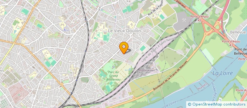 localisation de l'entreprise OUEST LIVRES  NANTES