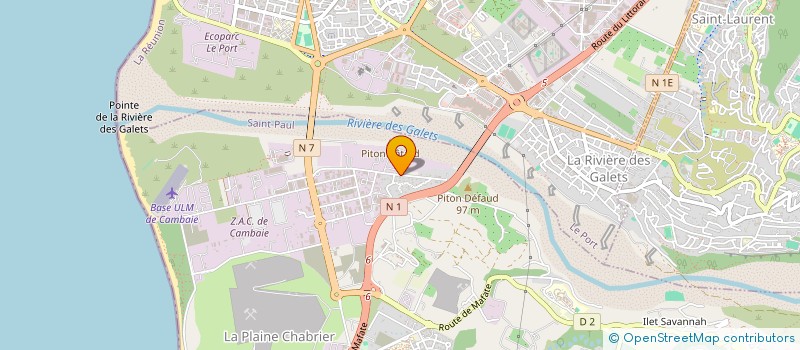 localisation de l'entreprise OUEST LOCATION à SAINT-PAUL