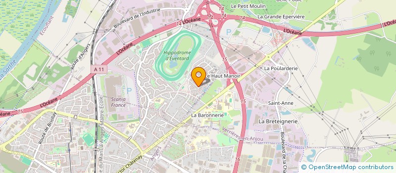 localisation de l'entreprise OUEST LOIRE RENOV  ECOUFLANT