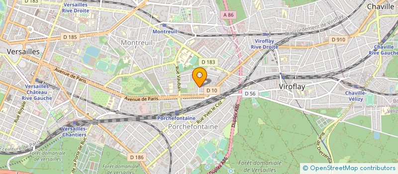 localisation de l'entreprise OUEST MANAGEMENT à VERSAILLES
