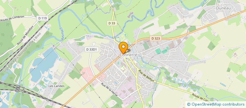 localisation de l'entreprise OUEST MAREE à CONNERRE