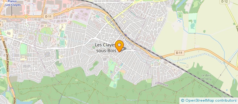 localisation de l'entreprise OUEST MATERIAUX à LES CLAYES-SOUS-BOIS