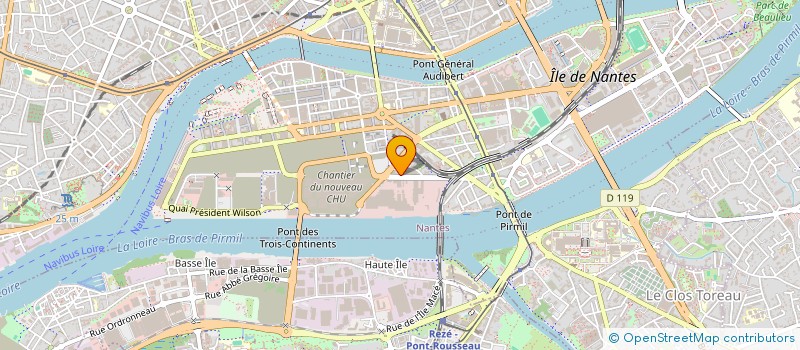 localisation de l'entreprise OUEST MEDIALAB à NANTES