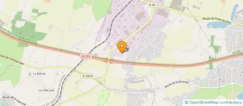 localisation de l'entreprise OUEST MEDIAS  SAINT-NAZAIRE