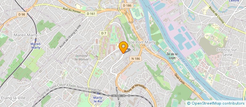 localisation de l'entreprise OUEST MEDICAL R  NOISY-LE-ROI