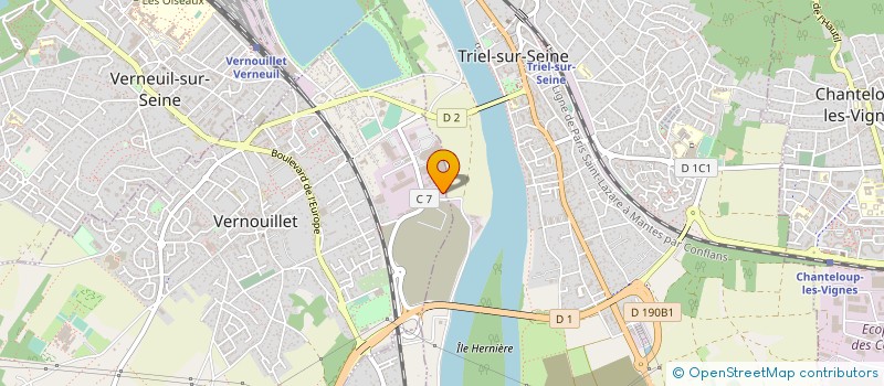 localisation de l'entreprise OUEST MENAGER SERVICE à VERNOUILLET