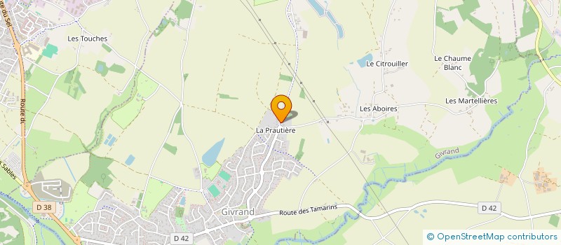 localisation de l'entreprise OUEST MENAGER SOLUTIONS à GIVRAND