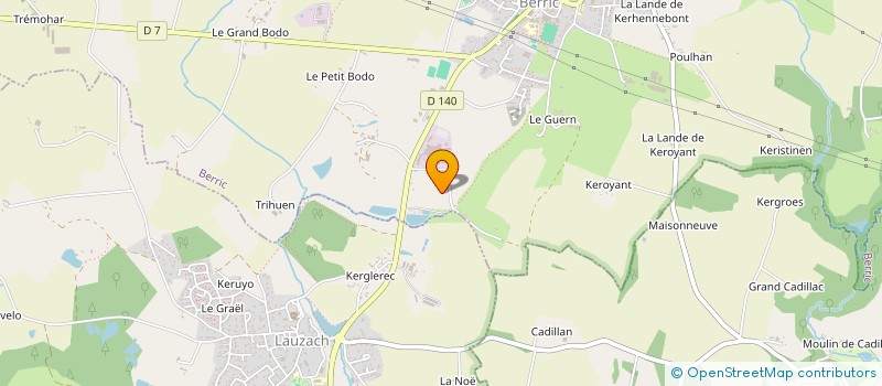 localisation de l'entreprise OUEST METAL CREATION à BERRIC