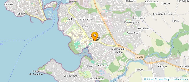 localisation de l'entreprise OUEST METAL MENUISERIES  CONCARNEAU