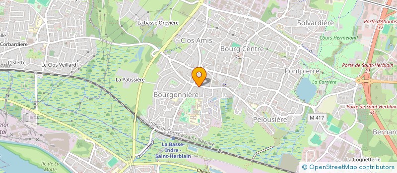 localisation de l'entreprise OUEST MOBILITY & SERVICES  SAINT-HERBLAIN