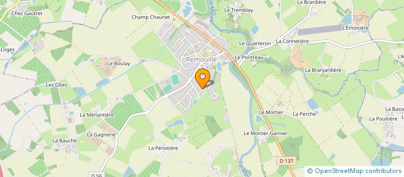 localisation de l'entreprise OUEST MODULAIRE à REMOUILLE
