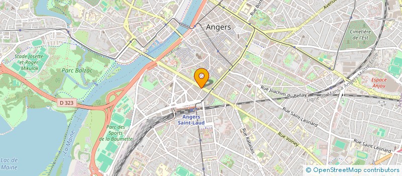 localisation de l'entreprise OUEST MULTI-SERVICES à ANGERS