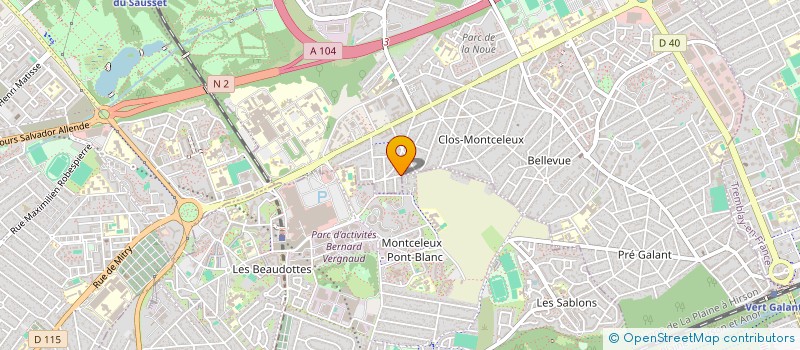 localisation de l'entreprise OUEST MULTISERVICES à VILLEPINTE