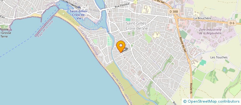 localisation de l'entreprise OUEST MX-85 à SAINT-GILLES-CROIX-DE-VIE