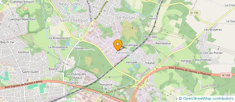 localisation de l'entreprise OUEST NAUTIC  SAINT-AVE