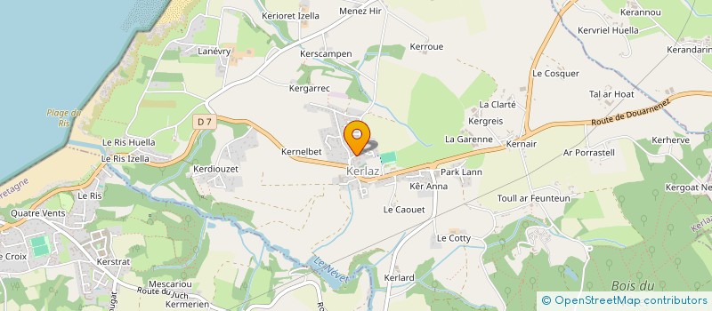 localisation de l'entreprise OUEST NEGOCE à KERLAZ