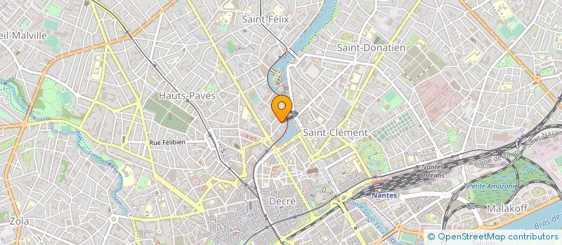localisation de l'entreprise OUEST NUMERIQ INGENIER CONSEIL ACCOMPA à NANTES
