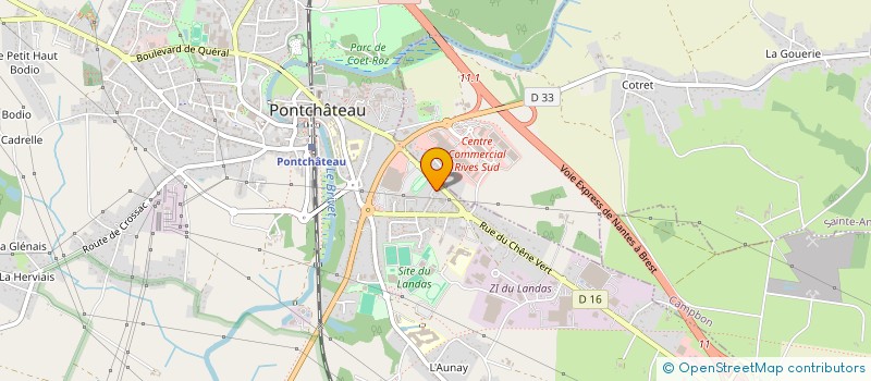 localisation de l'entreprise OUEST OFF-ROAD  PONTCHATEAU