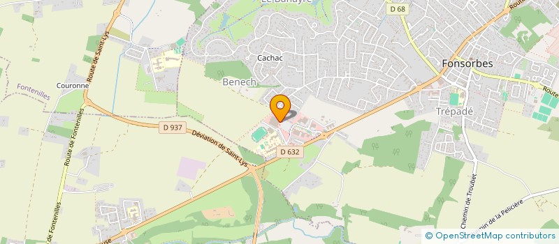 localisation de l'entreprise OUEST OPTIC  FONSORBES