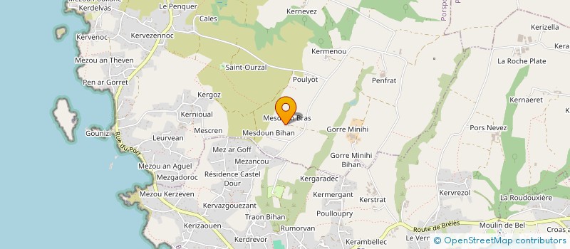 localisation de l'entreprise OUEST OPTIQUE  LANVALLAY