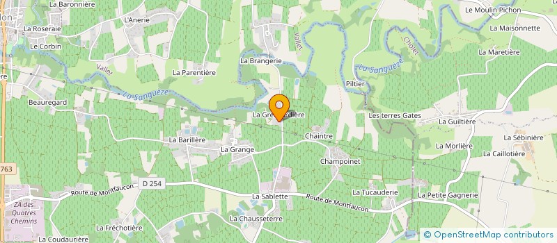 localisation de l'entreprise OUEST OUVERTURES MENUISERIES à MOUZILLON