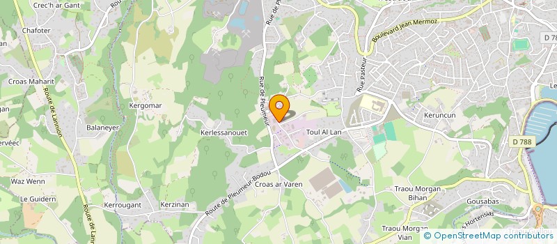 localisation de l'entreprise OUEST PACK à PERROS-GUIREC
