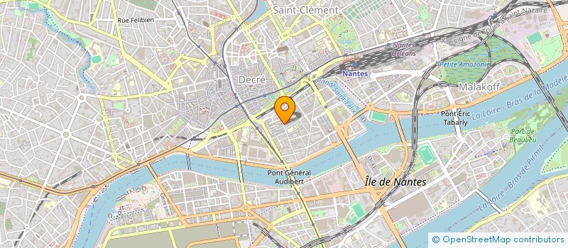 localisation de l'entreprise OUEST PAPIERS PEINTS à NANTES