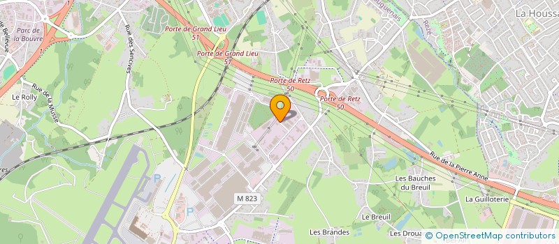 localisation de l'entreprise OUEST PARKING à BOUGUENAIS