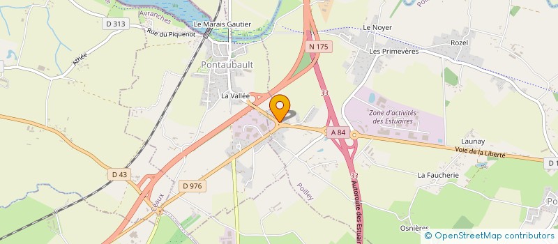 localisation de l'entreprise OUEST PLACARD à PONTAUBAULT