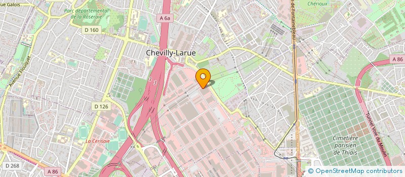 localisation de l'entreprise OUEST PLANTES  CHEVILLY-LARUE