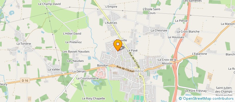 localisation de l'entreprise OUEST PLANTES  HERIC