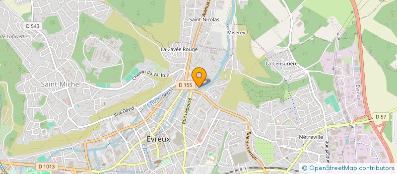 localisation de l'entreprise OUEST PLAST à EVREUX