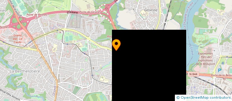 localisation de l'entreprise OUEST PROTHESES à NANTES