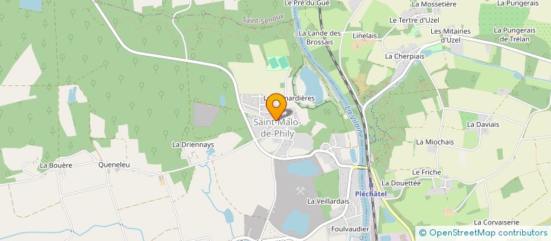 localisation de l'entreprise OUEST QUAD AVENTURE à SAINT-MALO-DE-PHILY