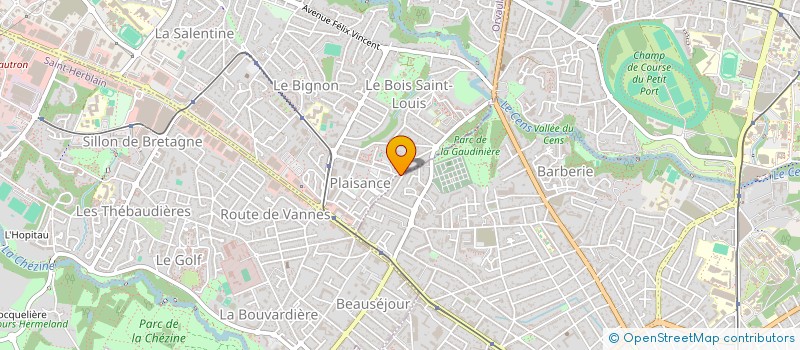 localisation de l'entreprise OUEST - RAMONAGE à NANTES