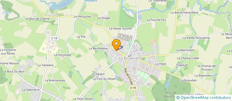 localisation de l'entreprise OUEST REALIS EQUIPE INDUSTR ET LOCIGIELS à LA BOUEXIERE