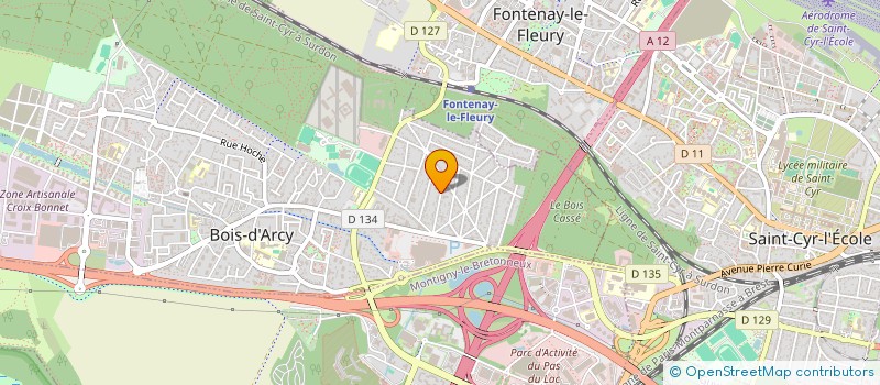 localisation de l'entreprise OUEST RENOV OUEST TRANSPORTS DEMENAG  BOIS-D'ARCY